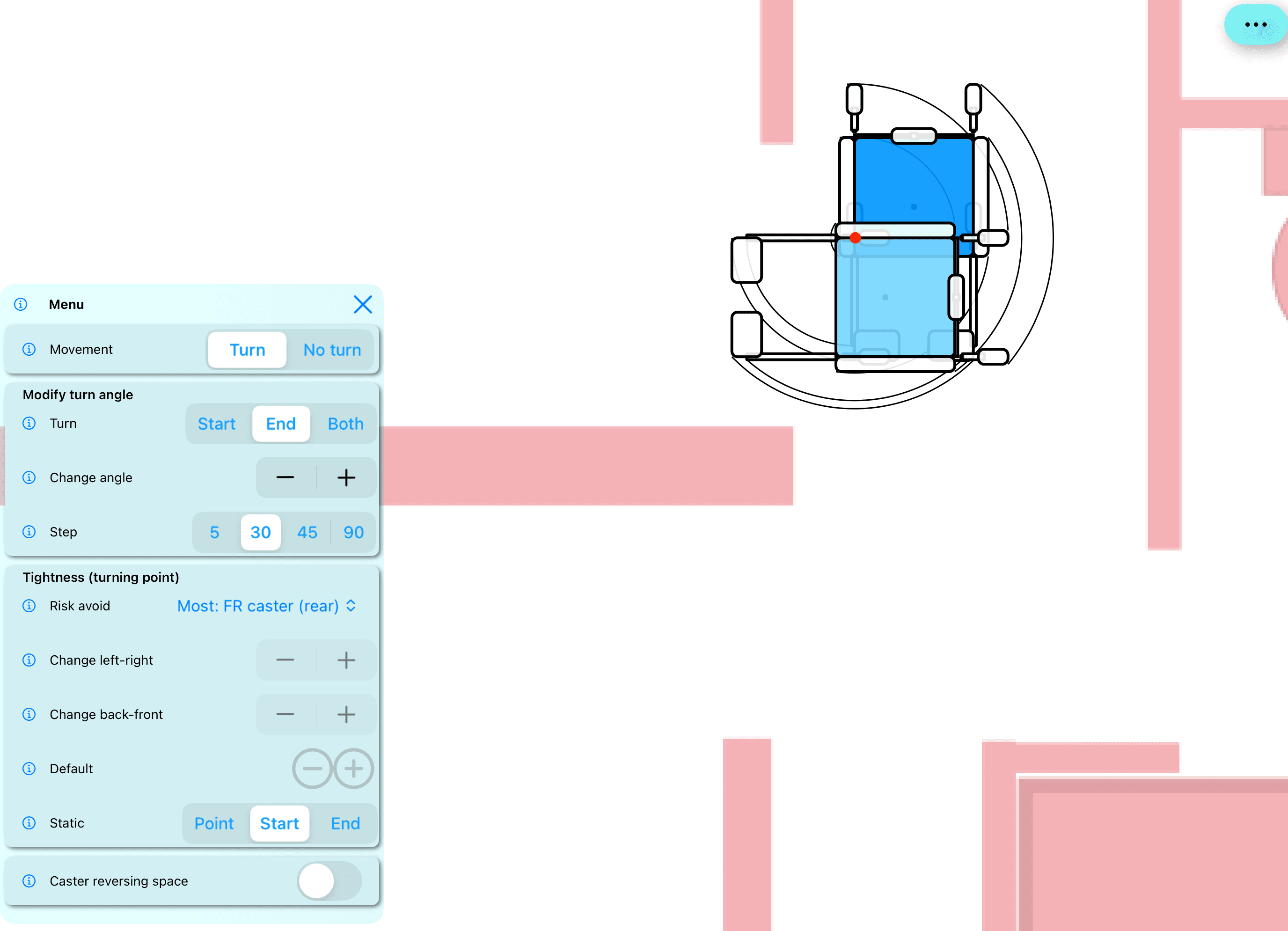 All caster shower chair