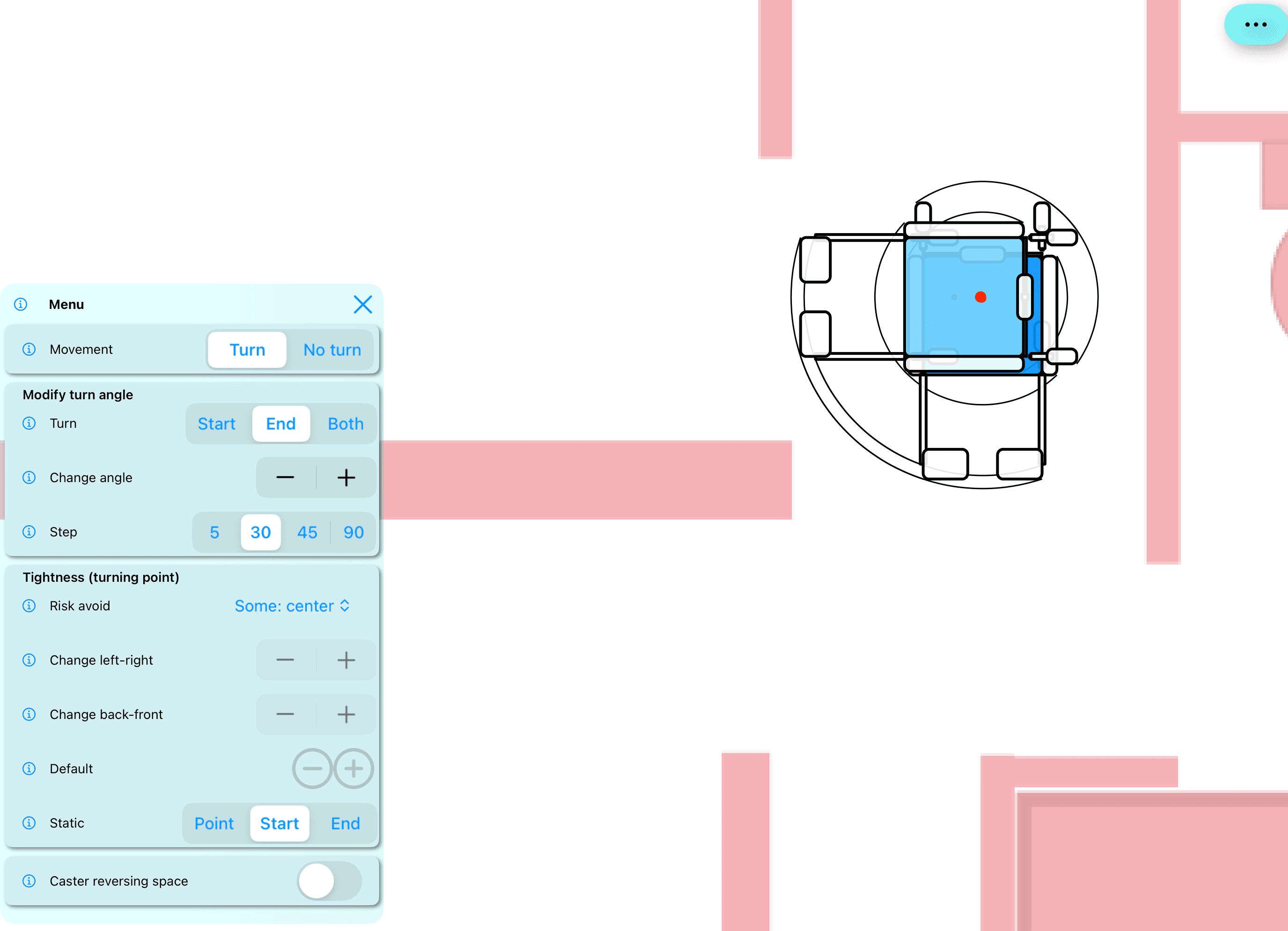 Evidenced based neither easiest or hardest turn when person assisting at rear